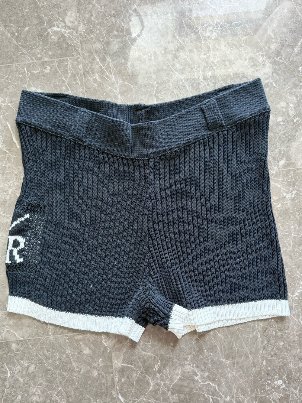 Asta Resort NWOT Women's Black Knit Shorts